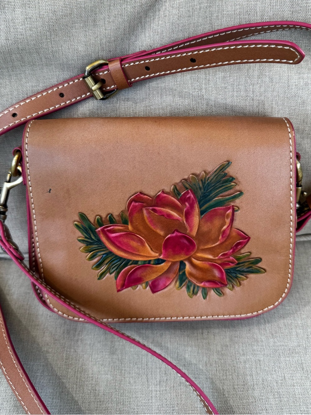Patricia Nash Rivoli Small Painted Lily
Flap Crossbody